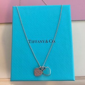 Tiffany & Co Return to Tiffany Blue Double Heart Tag Pendant